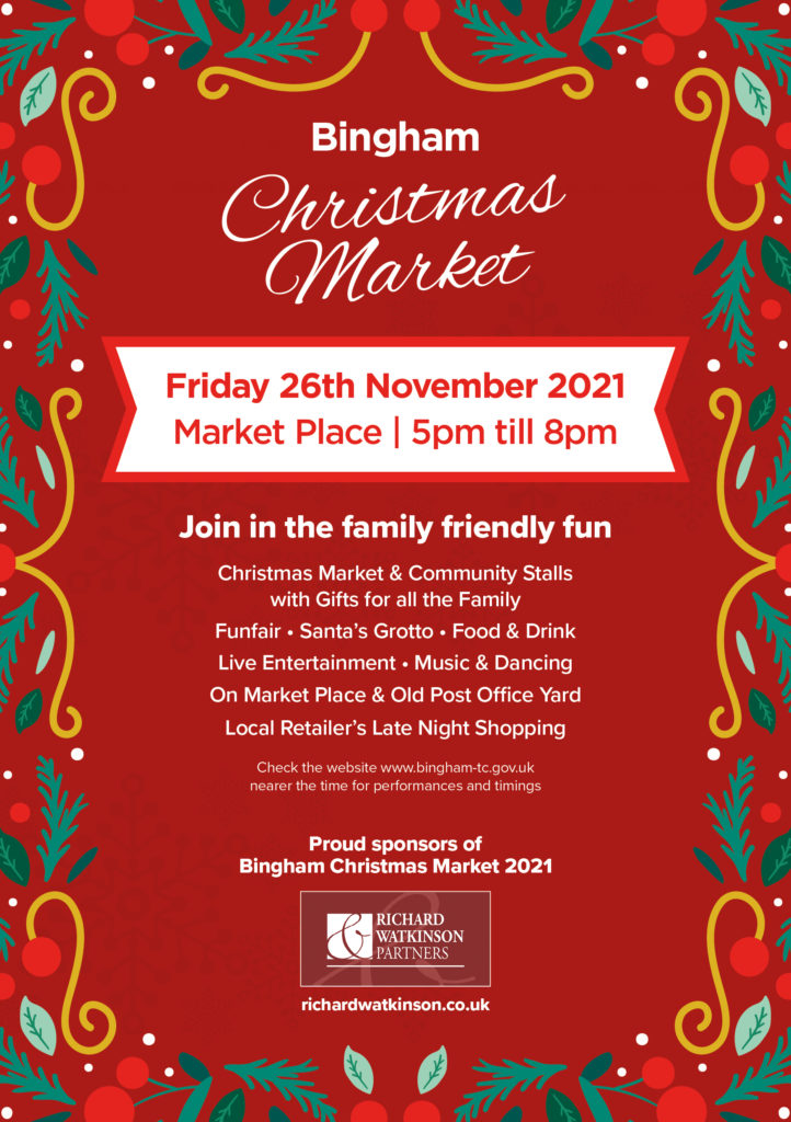 Bingham Christmas Market - Bingham Town Council